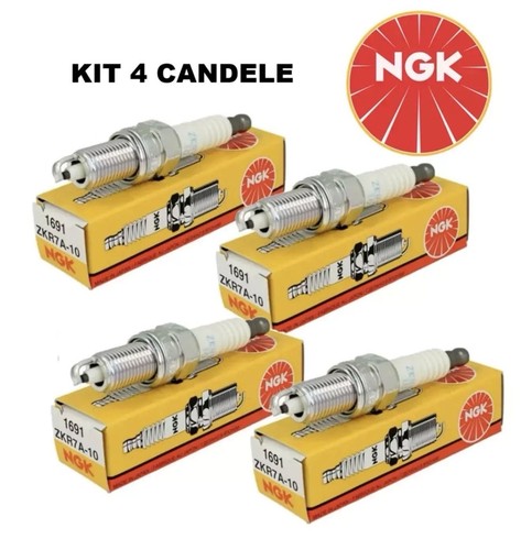 Kit candele ngk - 4, fiat