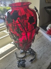 VASo VETRO ROSSO SOFFIATO Umberto Bellotto V. Zecchin STRUTTURA FERRO