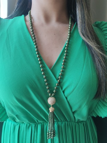 Collana mala perle conchiglia - perle,