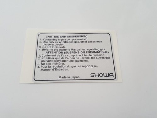 Adesivo yamaha showa - adesivo,