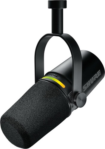 Shure mv7 black microfono - shure,