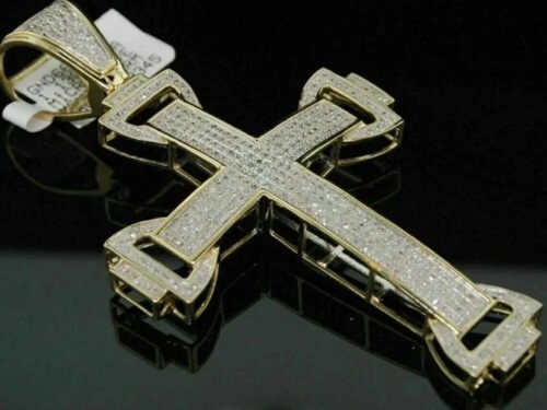 Ciondolo uomo croce religiosa