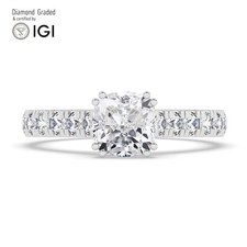 Anello di Fidanzamento Cuscino