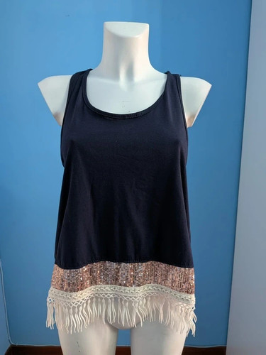 Top canotta nero - , con
