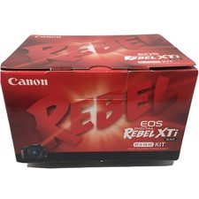 KIT CANON EOS REBEL XTi EF-S 18-55 *SOLO SCATOLA VUOTA* OTTIME CONDIZIONI OMAGGIO SH!