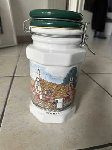 Barattolo ceramica spigarelli - ceramica,
