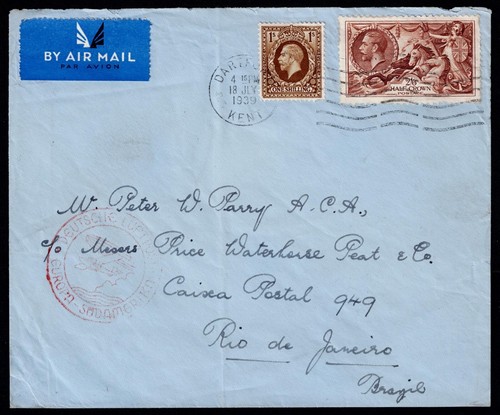 1939 posta aerea dartford - posta,