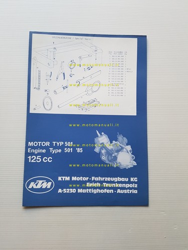 Ktm 125 motore 501 1985 - ktm,