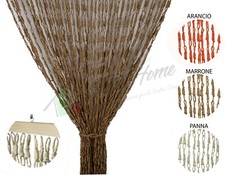 Tenda antimosche tenda porta finestra anti insetti in fibra naturale Mod.SOFY