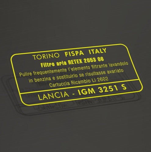 Adesivo fispa filtro - adesivo, aria