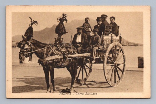 Cartolina antica sicilia - cartolina,