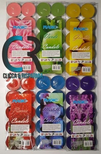 Set candele tonde tealight - set,