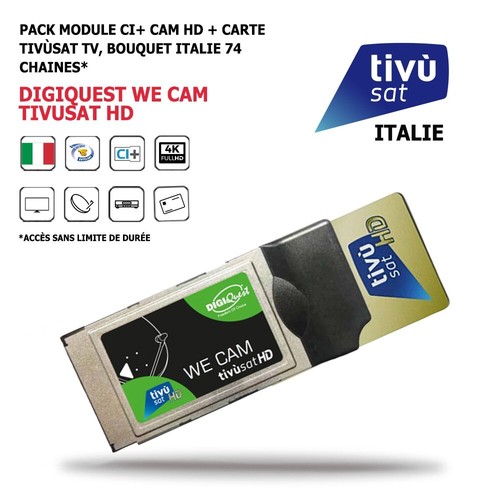 Pack module cam tivusat - module, ci+