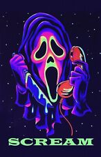 Stampa poster film Scream - 11 x 17 pollici Ghostface Blacklight Style Horror