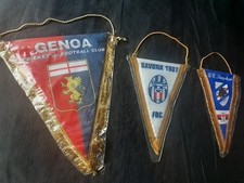 3 GAGLIARDETTI PENNANTS CALCIO