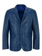 Blazer uomo pelle - , blu