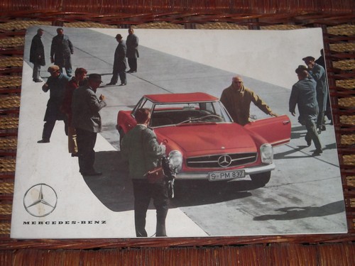 Brochure mercedes benz vintage - brochure, mercedes-benz