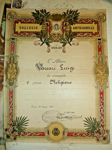 Diploma collegio artigianelli - diploma,