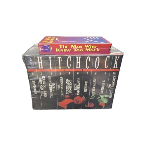 Alfred hitchcock vhs box set - vhs,