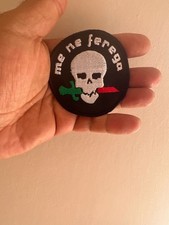 Toppa Teschio Patch Ricamata