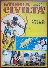 c) ALBUM Figurine STORIA DELLE CIVILTA' Giallo completo - Baggioli - ottimo++