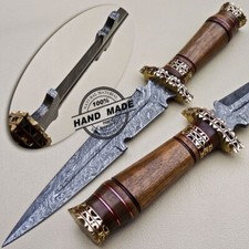 Coltello pugnale damascato