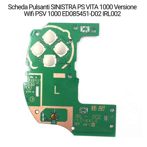 Scheda pulsanti sinistra - sinistra, ps
