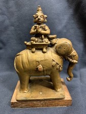 STATUA ORIENTALE BRONZO DORATO