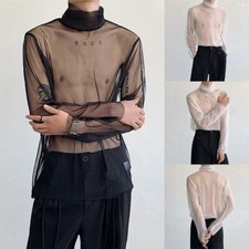 Seducente Maglietta Uomo Rete