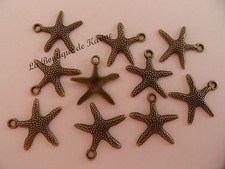 Set 10 Ciondoli Stella Di Mare