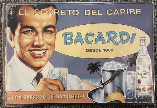 Blechschild bacardi secreto - el,