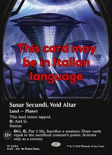 MTG SUSUR SECUNDI, VOID ALTAR