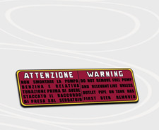 ADESIVO POMPA FIAT anni '60 e