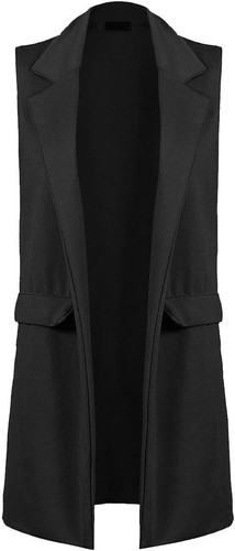 Spolverino lungo gilet blazer - lungo,