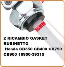 2X RICAMBIO GUARNIZIONI RUBINETTO Honda CB350 CB400 CB750 CB900 16950-39315
