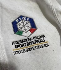 Felpa Cotone FISI ITA ??❄️ SKY/Sci Club SCI UOMO ZIP, Taglia M