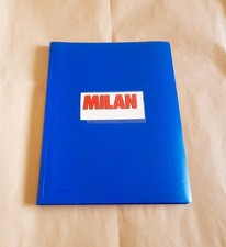 Raccoglitore calcio A4 MILAN ( Pubblicità Anni 80 ) 20 pagine da riviste 