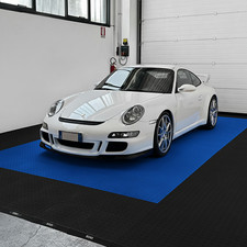 Pavimentazione chiusa SOGI PAV-04-BL - per garage, officina - blu mandorlata