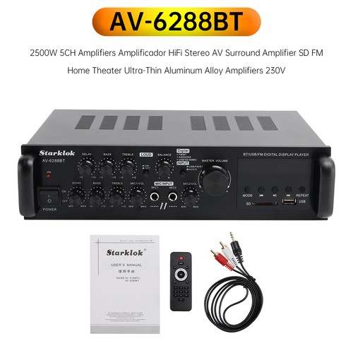 2500w 5ch amplifiers - 5ch,