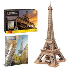 CubicFun Puzzle 3D Kit Modello Torre Eiffel National Geographic Regali Puzzle