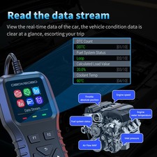 Car Diagnostic Tool With Read Codes Erase Codes Data Stream Color Screen Display