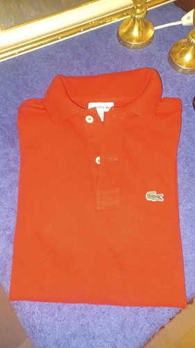 Lacoste rossa originale bimbo - lacoste,
