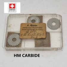 3 pezzi VHM Taglierina per sega a fessura in metallo duro massiccio R18,5 16,...