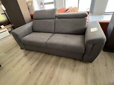 DIVANO 3 POSTI LETTO MATERASSO H. 18 CM COL. GRIGIO POGGIATESTA RECLIN [DIVLE01]