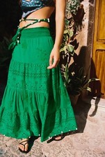 Maxi gonna lunga ricamata Zara