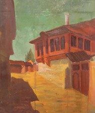 Antico dipinto originale a