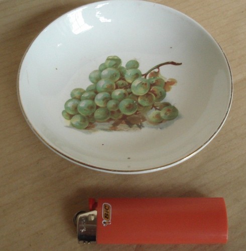 Ciotola decoro frutta uva - frutta,
