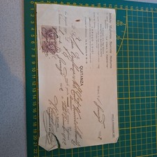 Antico documento milano istituto di vigilanza la cicala il fischietto 1922