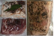 pancetta tesa + LARDO + GUANCIALE  ( sicilia che gusto ) tranci  3 X 500 g circa
