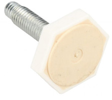 PIEDINO A VITE REGOLABILE BIANCO (481010433908) PER LAVATRICI WHIRLPOOL